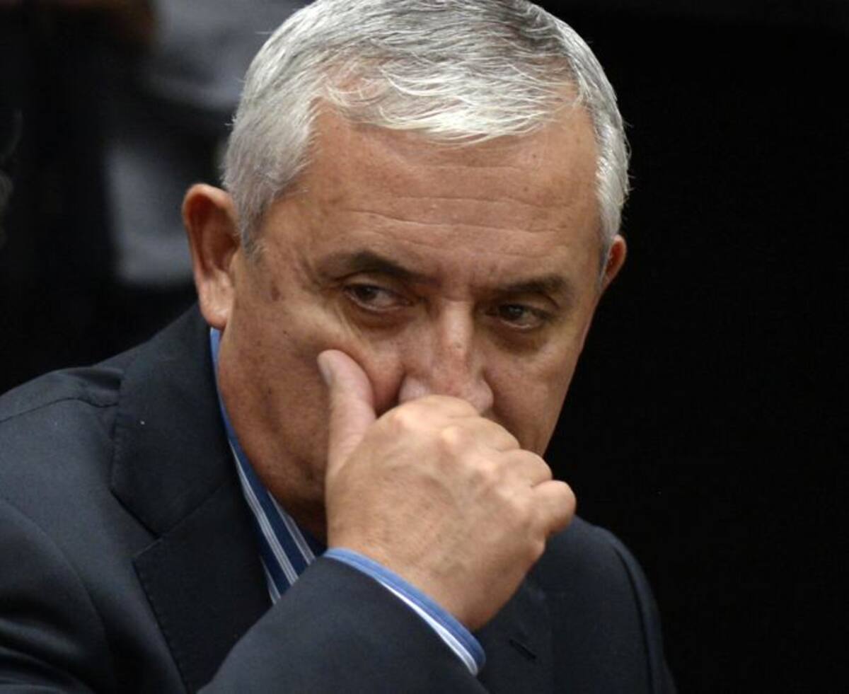 Otto Pérez, presidente de Guatemala. AFP JOHAN ORDONEZ