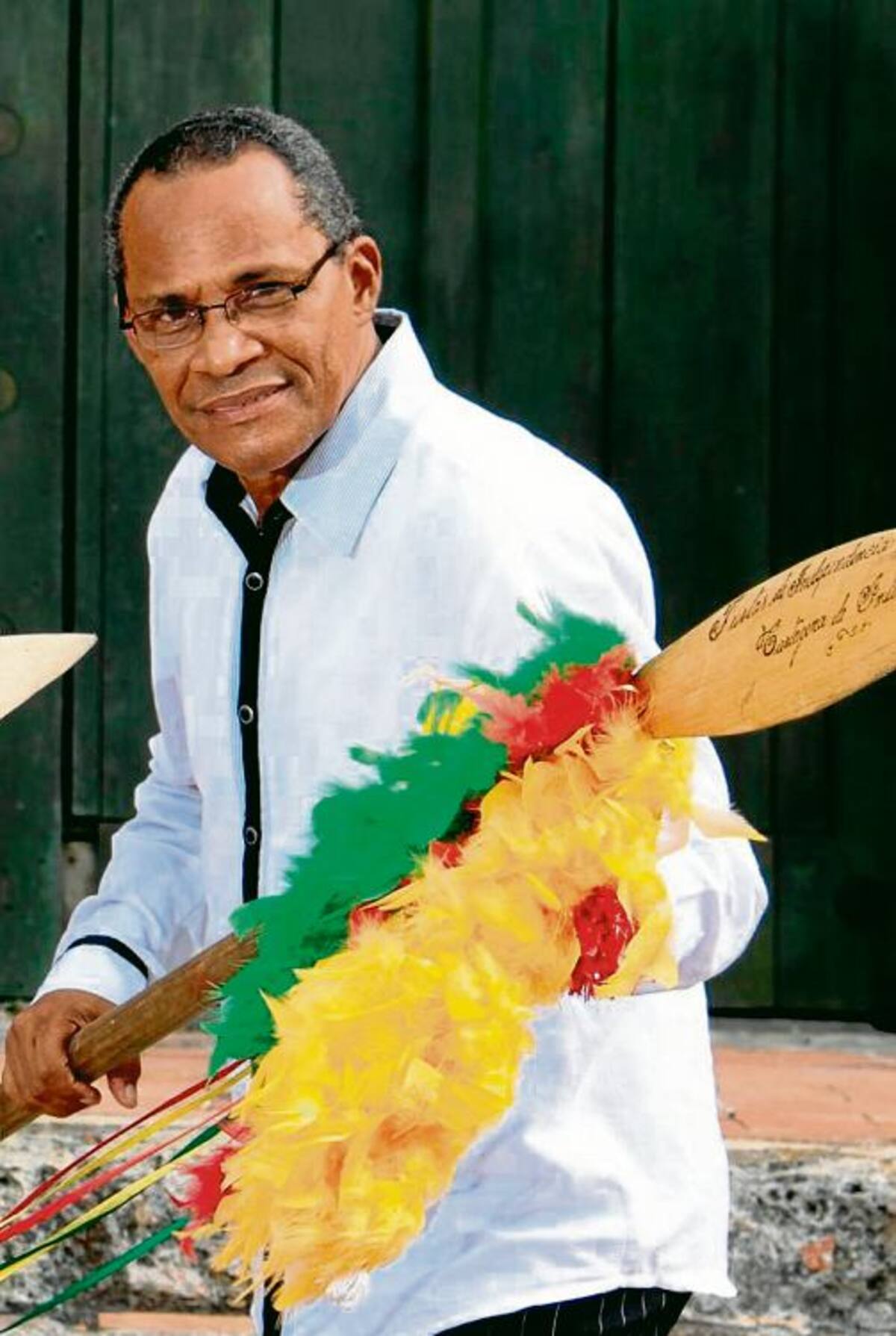 El educador Alfonso Arce, Lancero de la Independencia 2011. ZENIA VALDELAMAR / EL UNIVERSAL