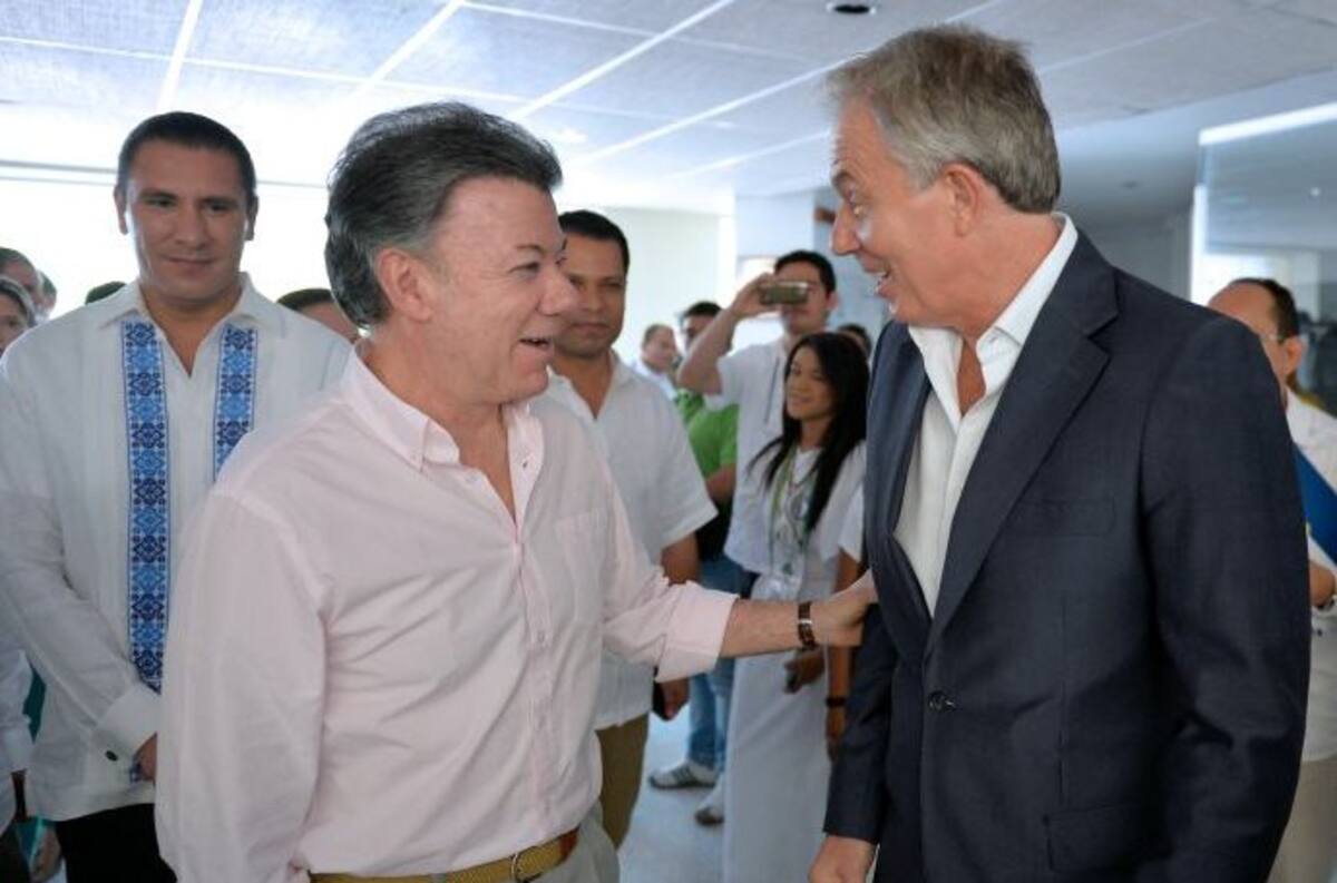 Tony Blair y Juan Manuel Santos se encontraron en Valledupar PRENSA PRESIDENCIA