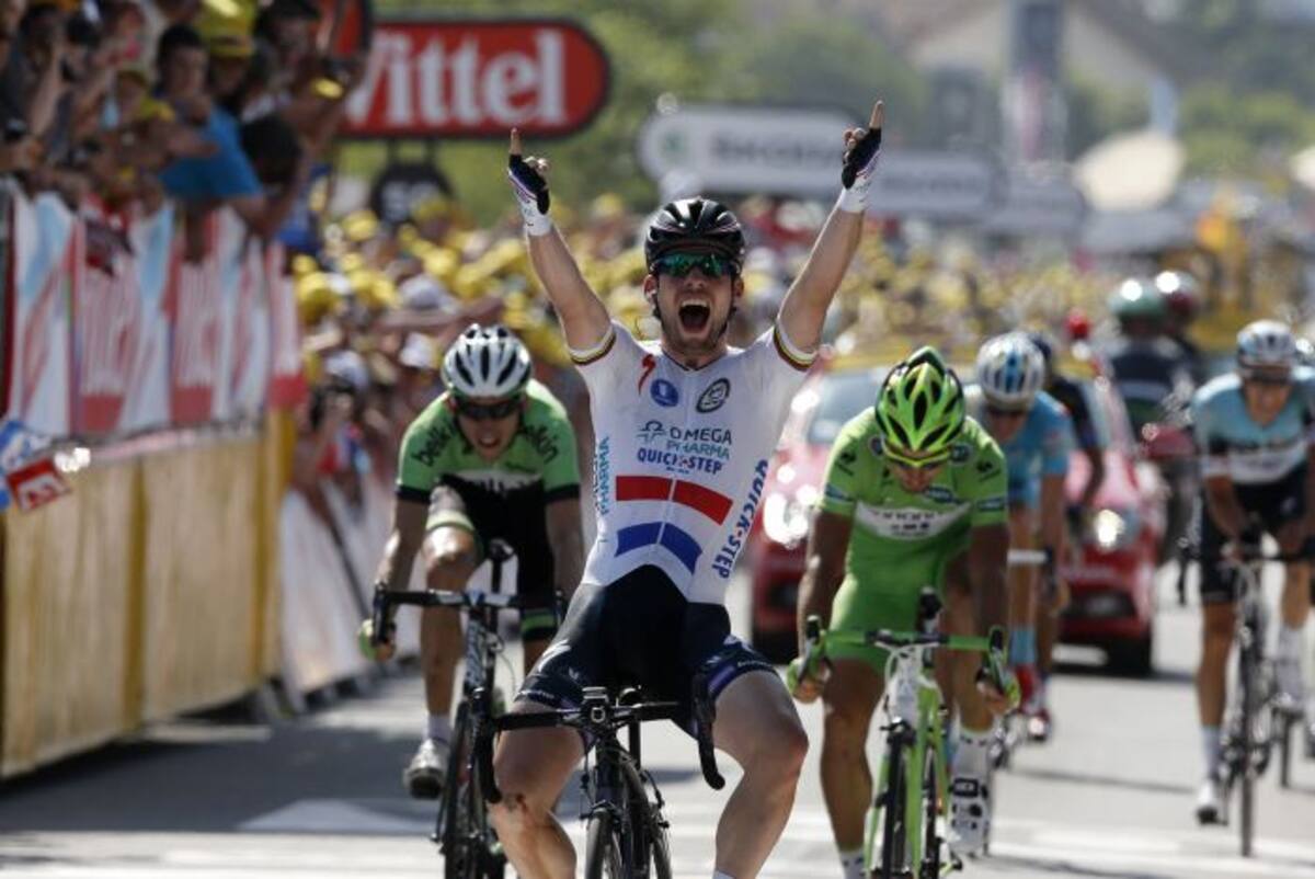 Cavendish ganó la cuarta etapa de la Vuelta a Gran Bretaña. AFP