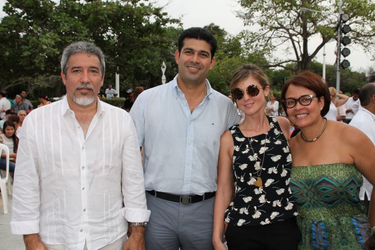 Julián González, Álvaro redondo, María Stella Larios y Ana María Álvarez. Fotos LUIS APARICIO/EL UNIVERSAL/