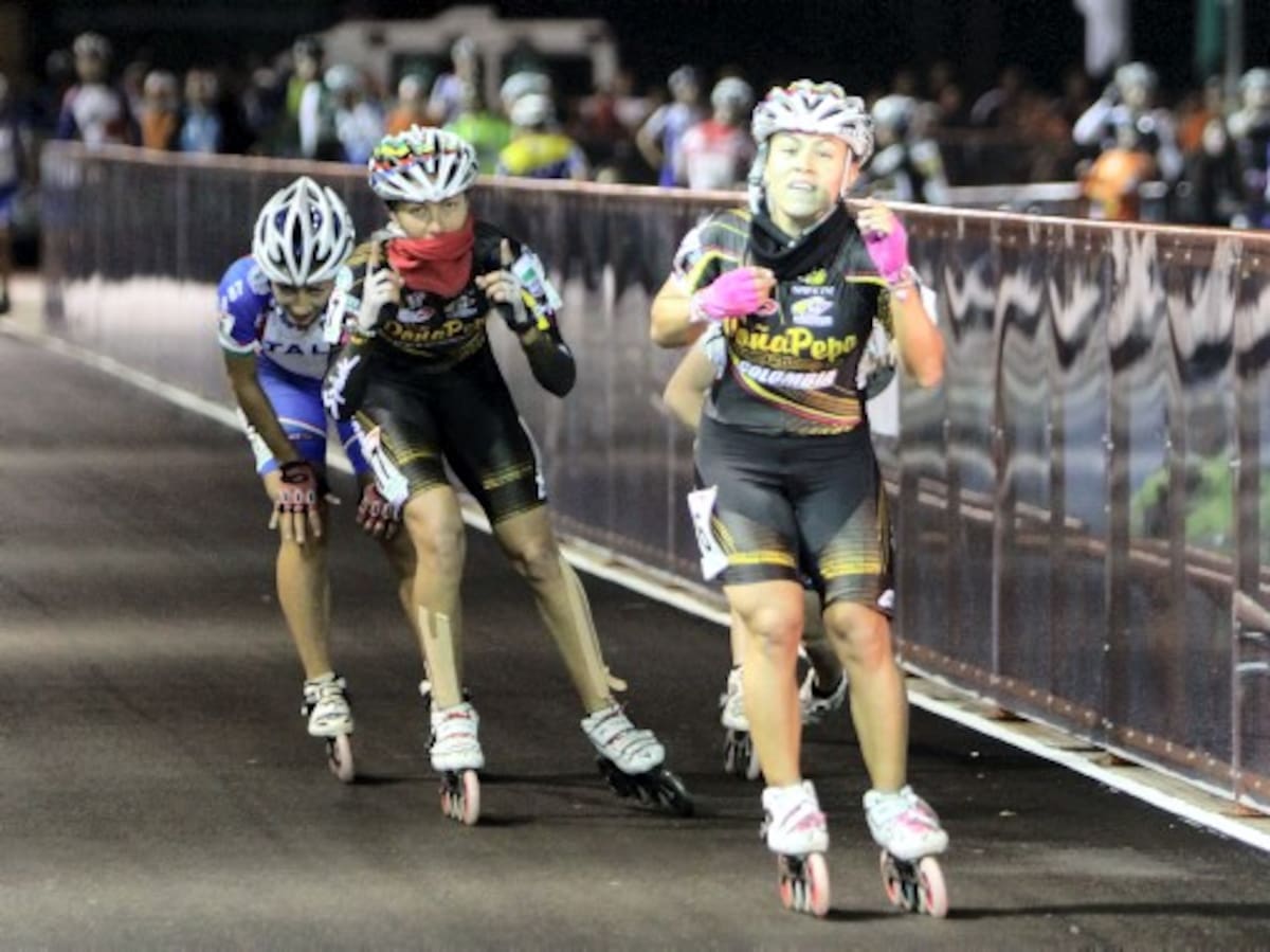 La vallecauna Briggite Méndez ganó el oro en los 20 mil metros eliminación damas mayores. La cartagenera Alexandra Vivas fue plata.