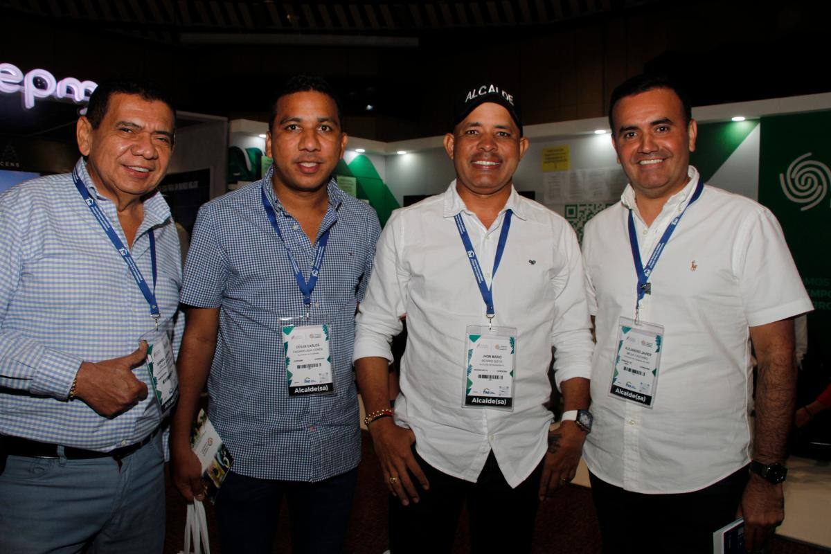 Gabriel Calle, César Carlos Casarrubia, Jhon Mario Berrio y Alejandro Javier Mejía.