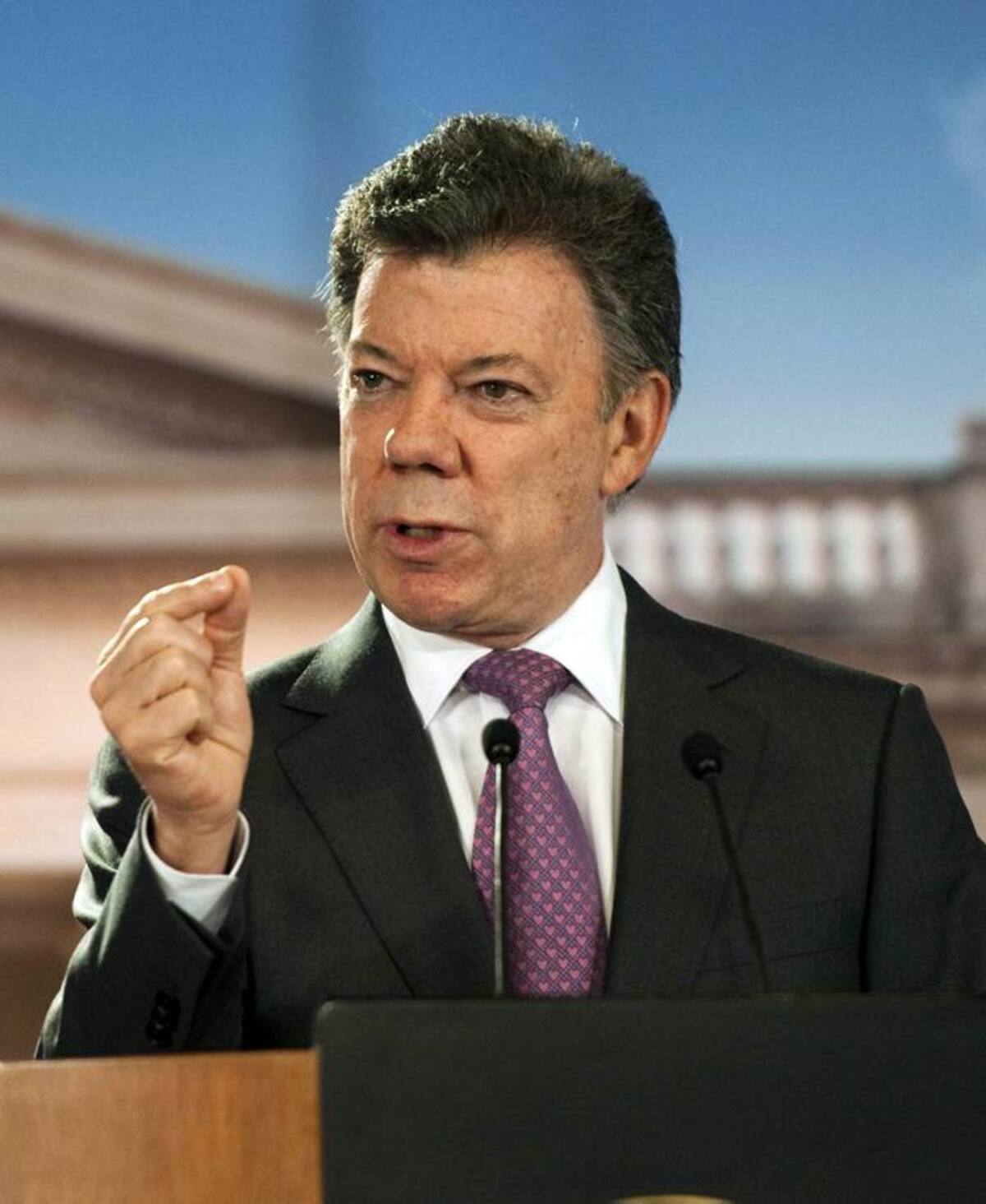 Juan Manuel Santos AFP LUIS ACOSTA