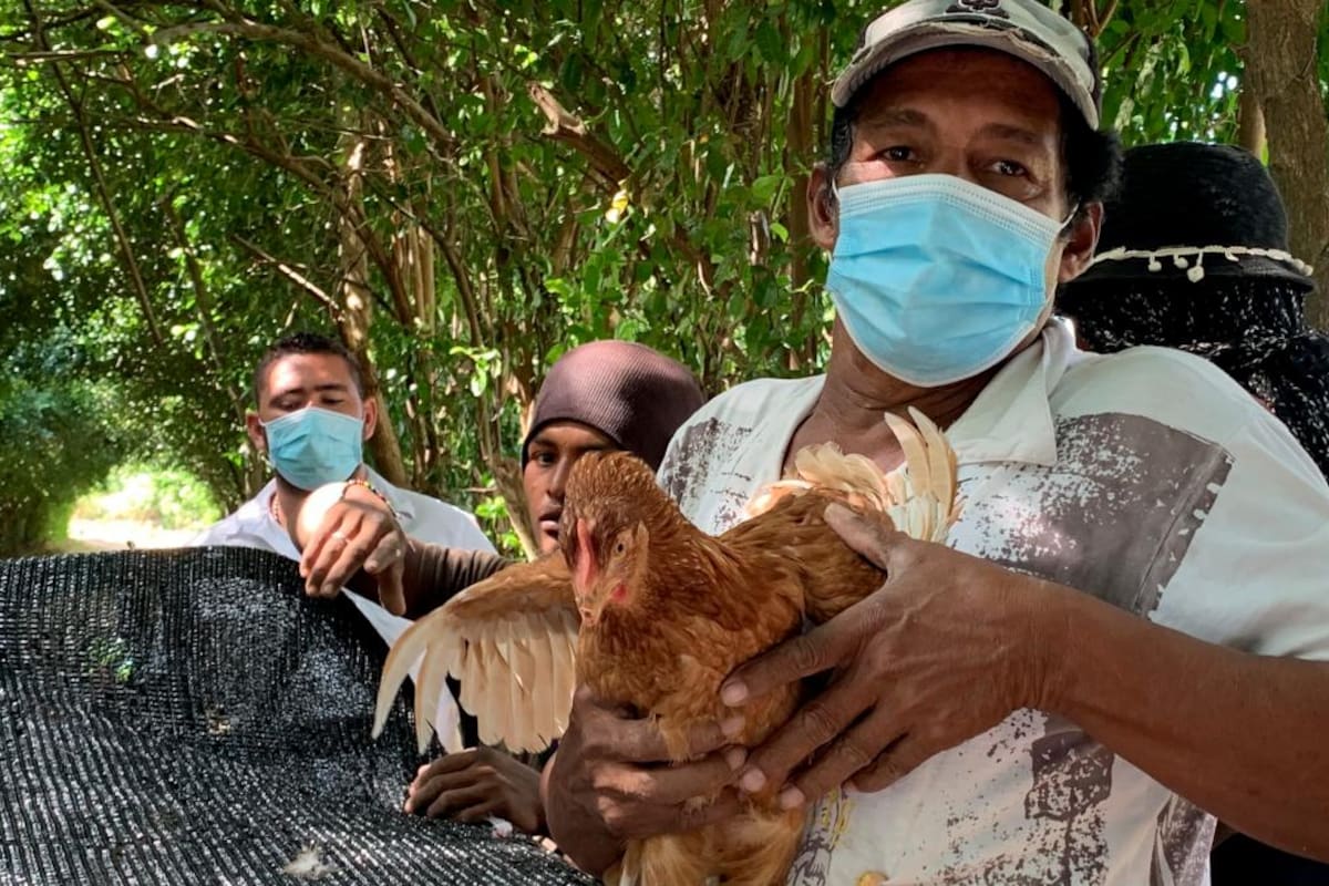 Entregan proyectos productivos a familias de San Estanislao de Kostka
