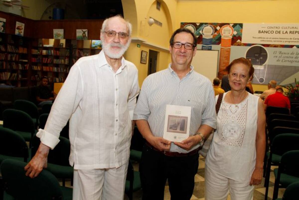 Alfredo Guerrero, Adolfo Meisel Roca y Cecilia Delgado. Fotos: Maruja Parra-El Universal.