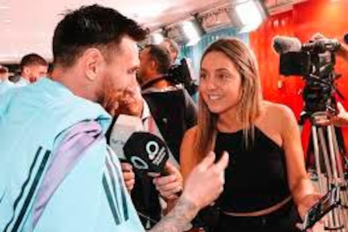 Sofía Martínez, la periodista que entrevistó a Messi, rompió el silencio