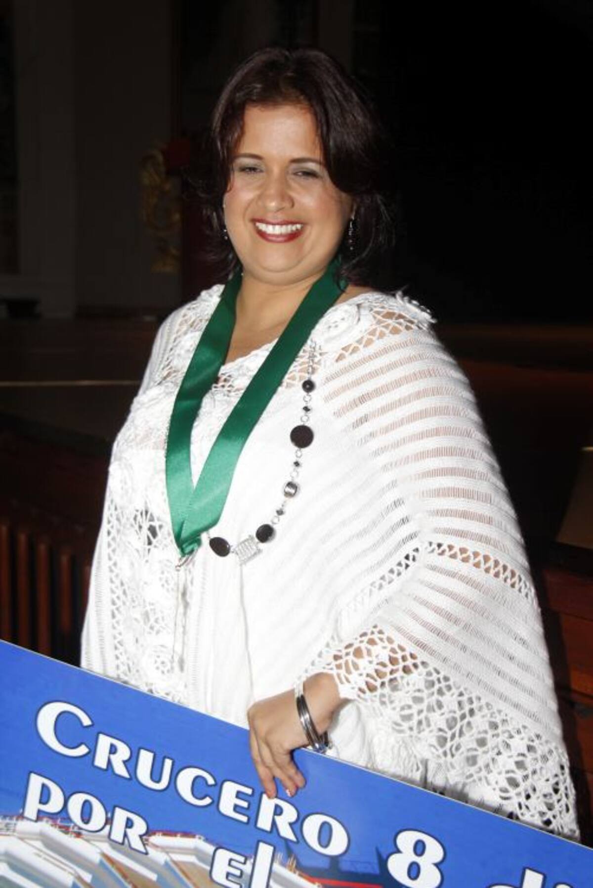 Dilia Mejía, docente de San Juan de Nepomuceno, quien fue galardonada como maestra ilustre en la ceremonia del 2014 Archivo