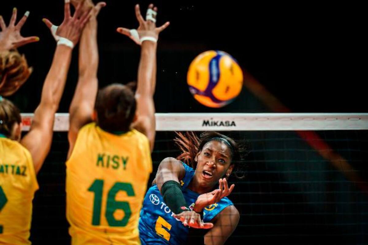 Se veía venir: Selección Colombia de voleibol perdió ante Brasil