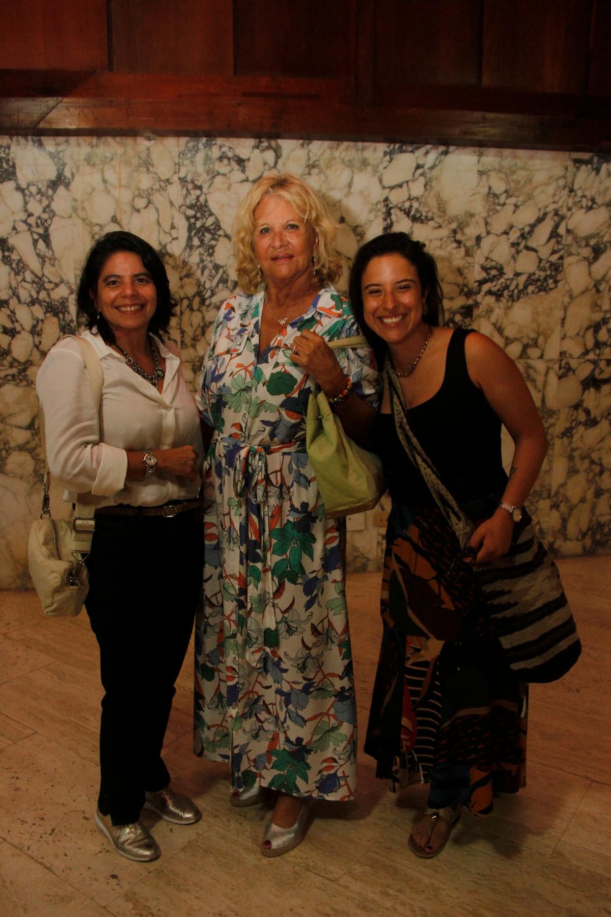 Gloria Arroyo, María Rosa Fisas y Laura Insignares.