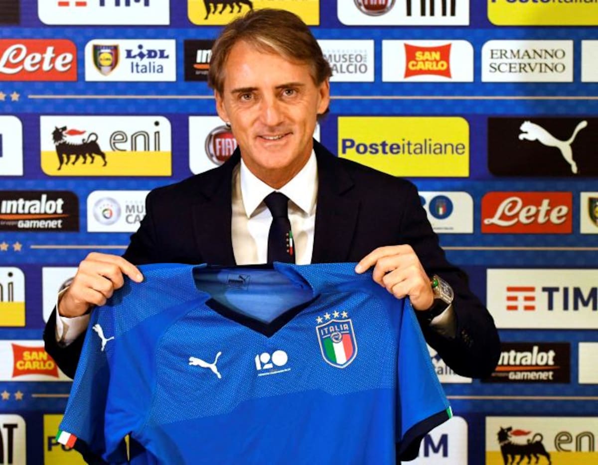 Roberto Mancini es el nuevo seleccionador de Italia. AP Claudio Giovannini