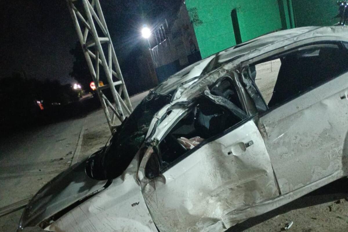 Cuatro personas heridas tras accidentes viales en carreteras del Atlántico