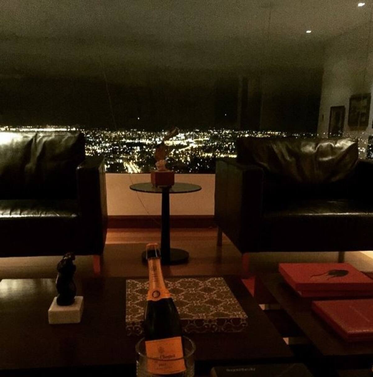 Hilary Swank en Bogotá. INSTAGRAM