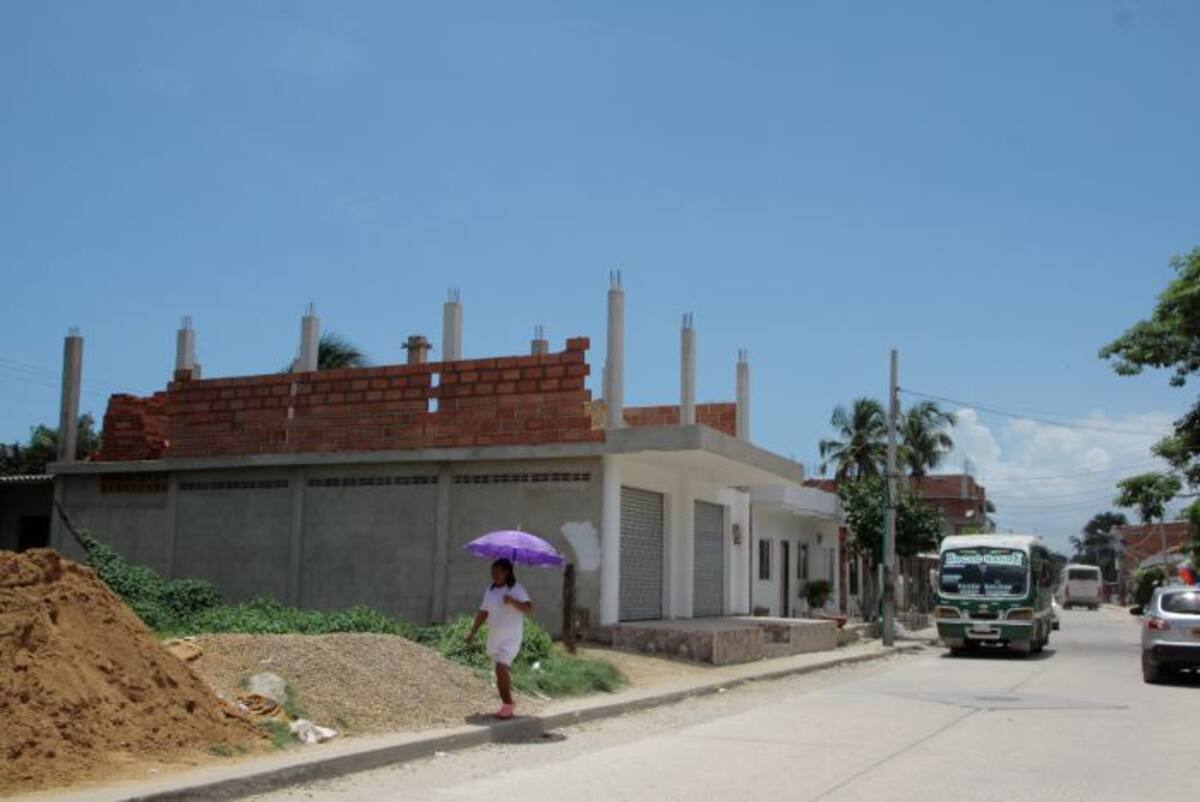 La Boquilla es uno de los sectores de la ciudad donde más hay construcciones ilegales. Luis Eduardo Herran Alvarez