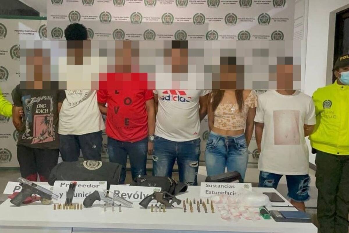 Sorprenden con armas a “Maluma” y “Riquelme”, sicarios del Clan del Golfo