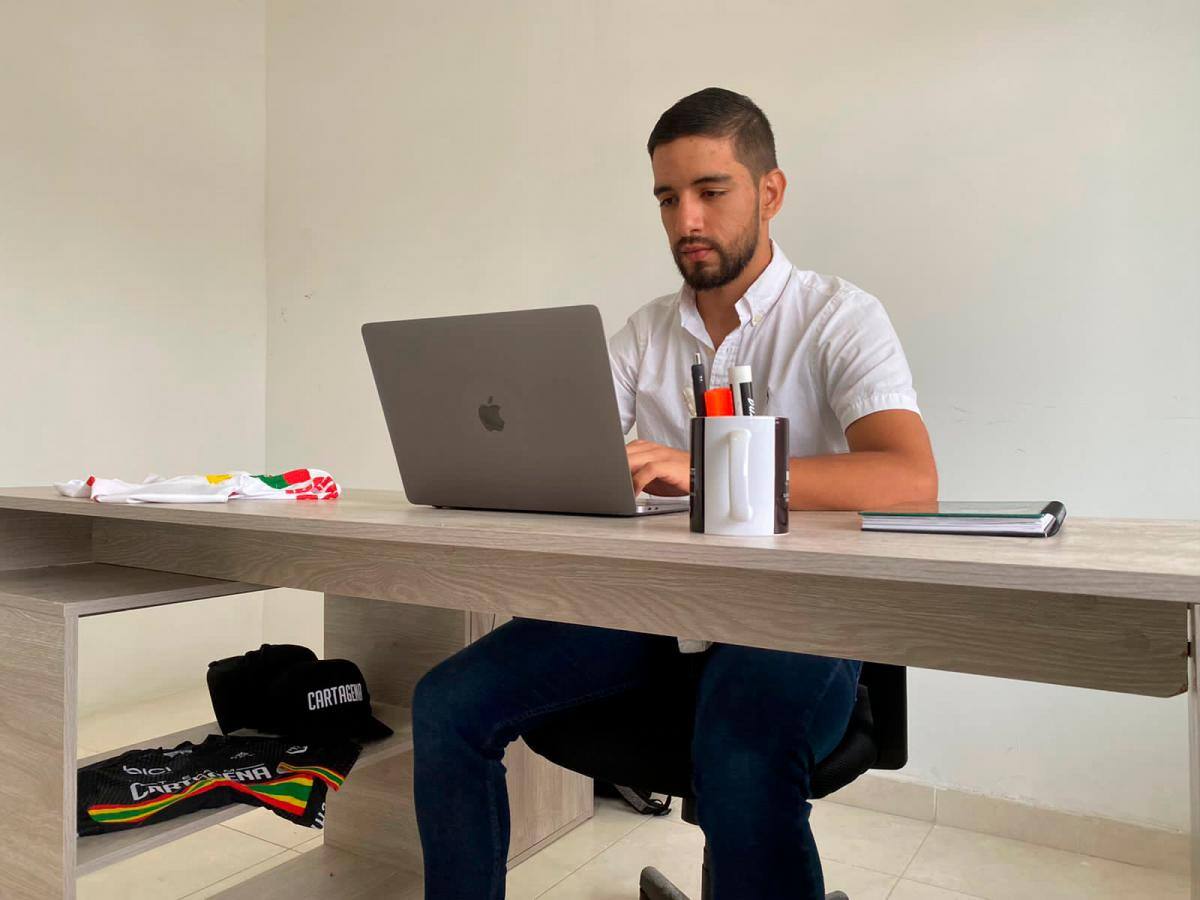 Ray Miguel Morales trabaja para sacar adelante el ciclismo de Bolívar. //Cortesía