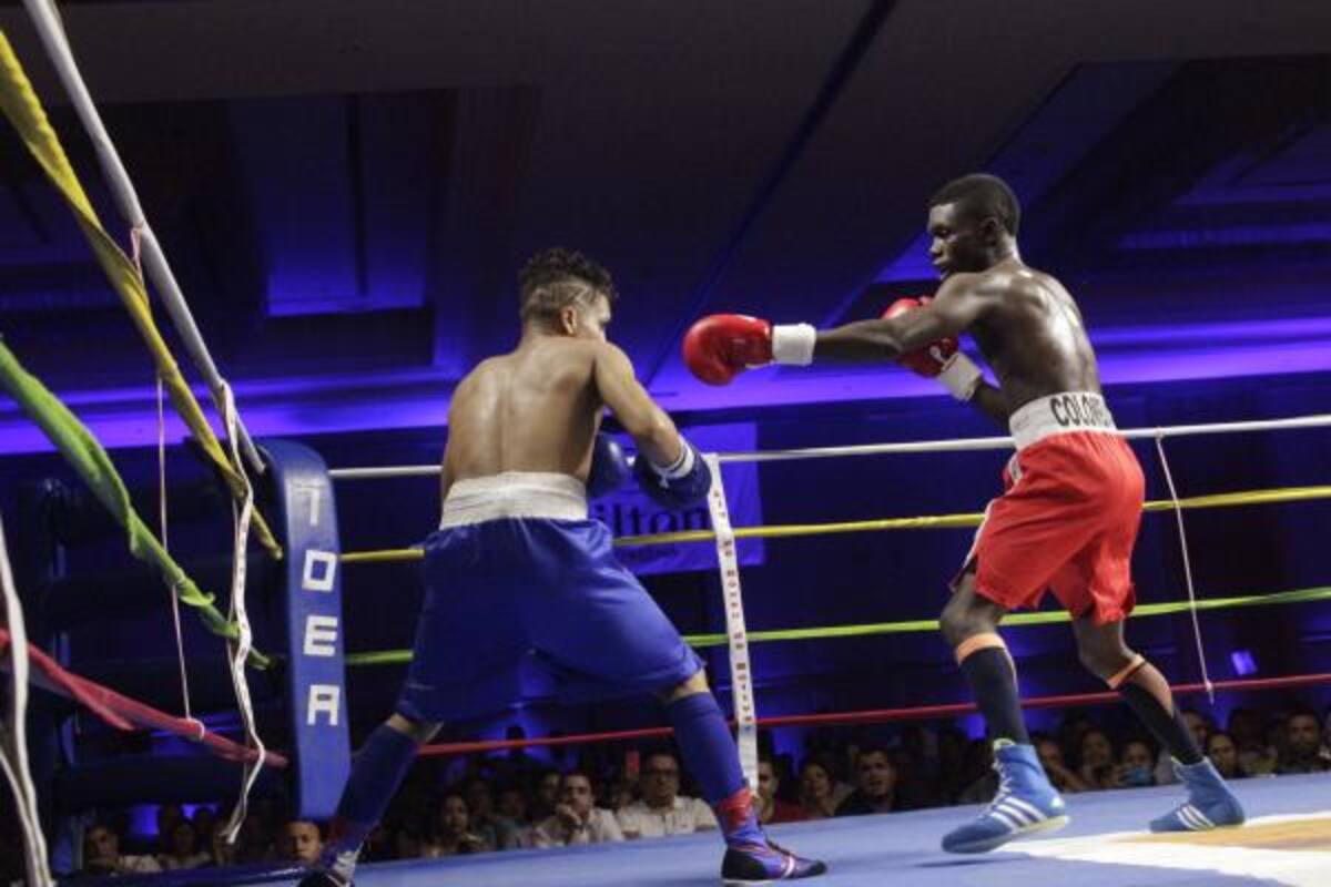 Recital de boxeo de Yuberjen