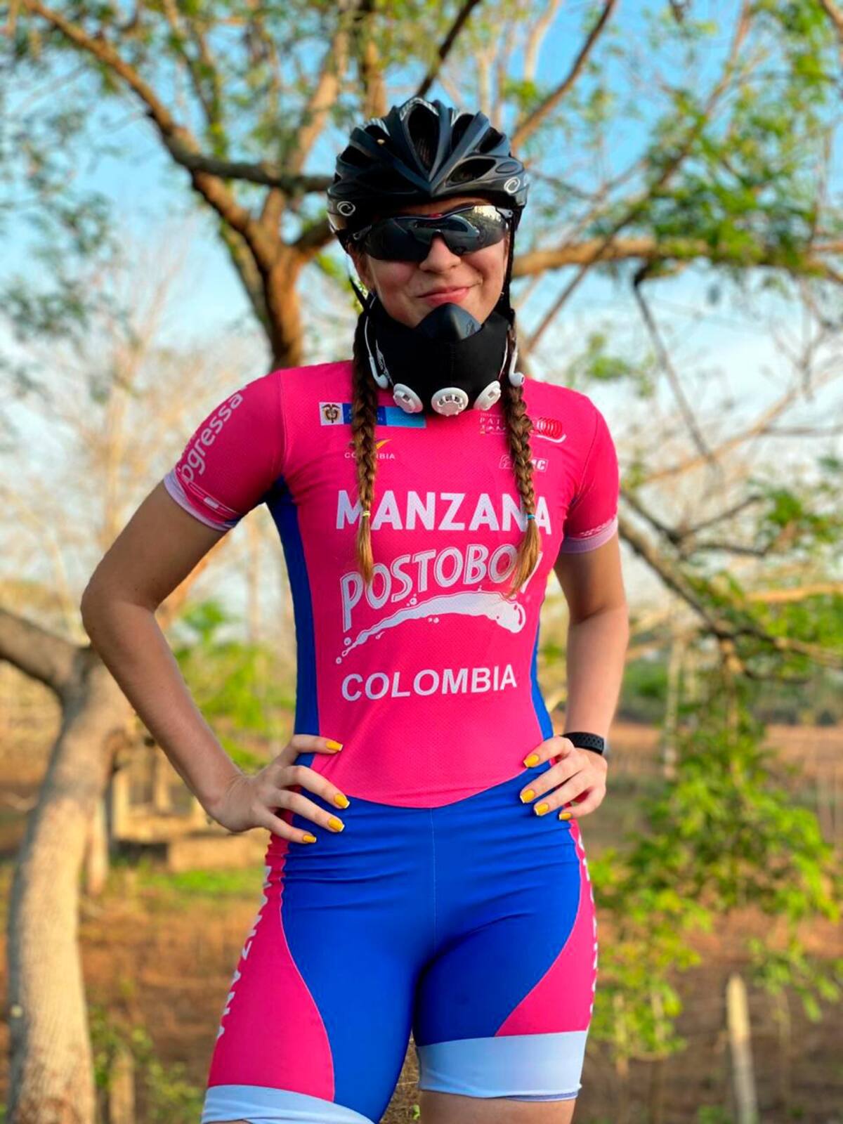 María José Porto, cartagenera que ganó un oro con Colombia en el Mundial de Patinaje de 2019 en Barcelona. //Cortesía