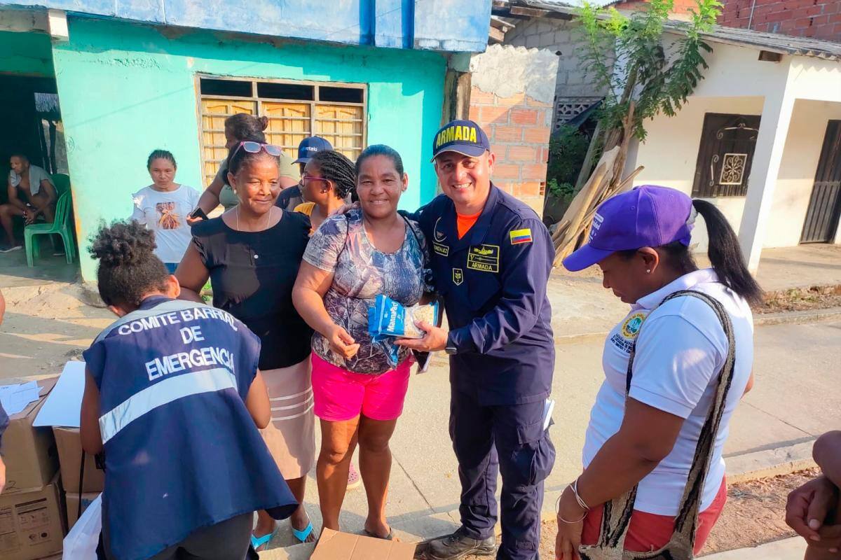 ¡Buena esa! Armada llevó a cabo jornada de asistencia humanitaria en zona insular