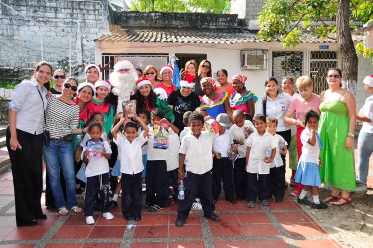 Grupo de niños de Funvivir. CORTESÍA