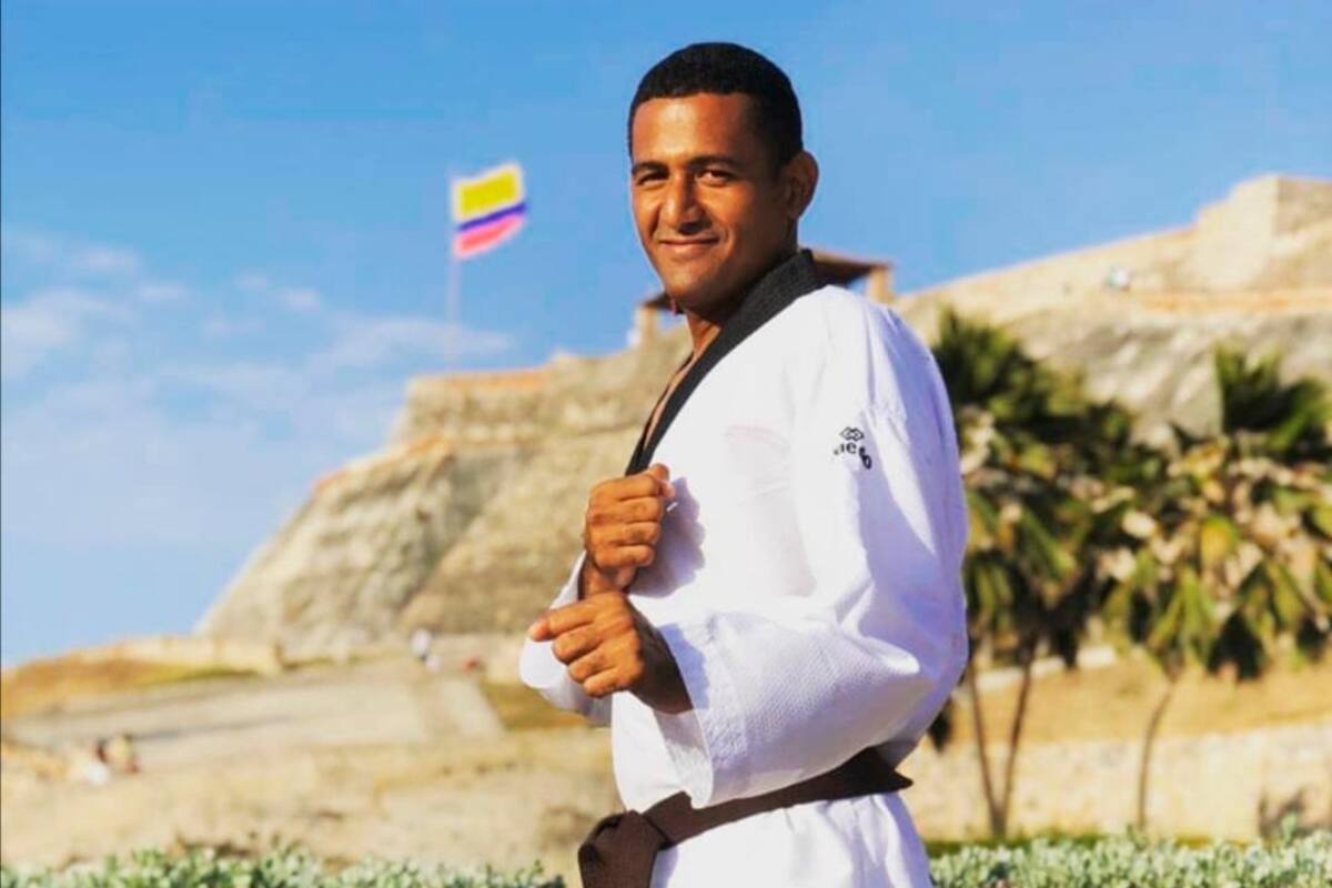 Edwin Aguilar, el taekwondista campeón que ahora también enseña