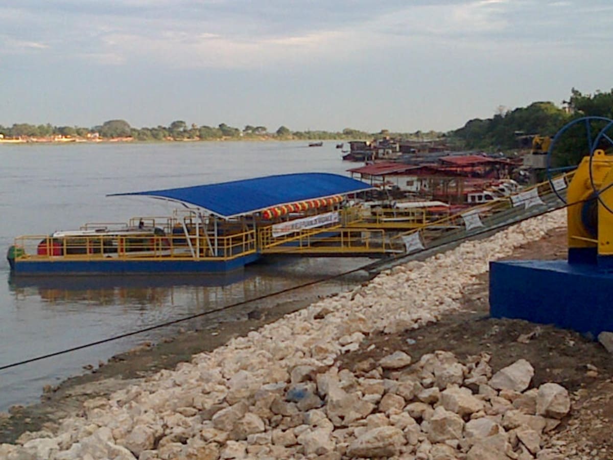 Así luce el nuevo muelle fluvial del municipio de Magangué Samuel Alvarez Beleño - El Universal