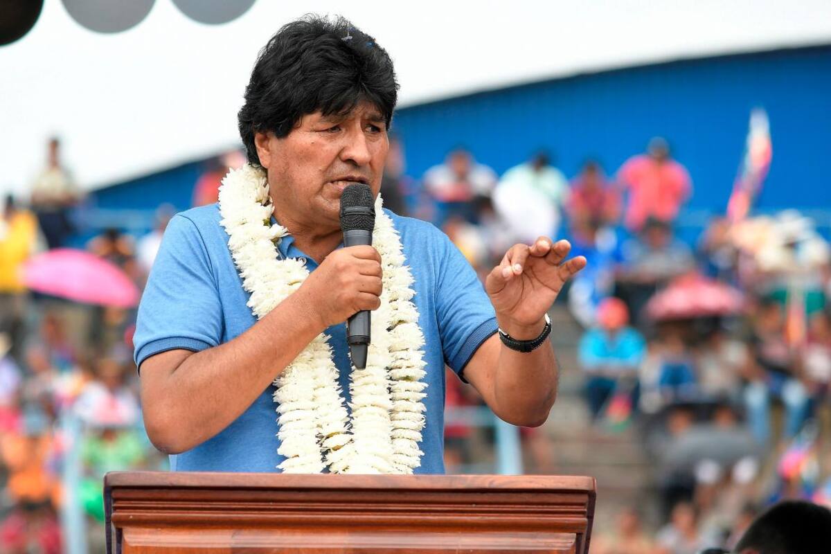 Evo Morales acusa al Gobierno de oponerse a su candidatura en 2025