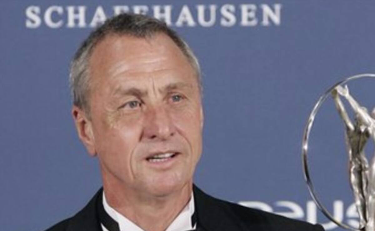 Johan Cruyff, ex jugador del Barcelona FC. AP