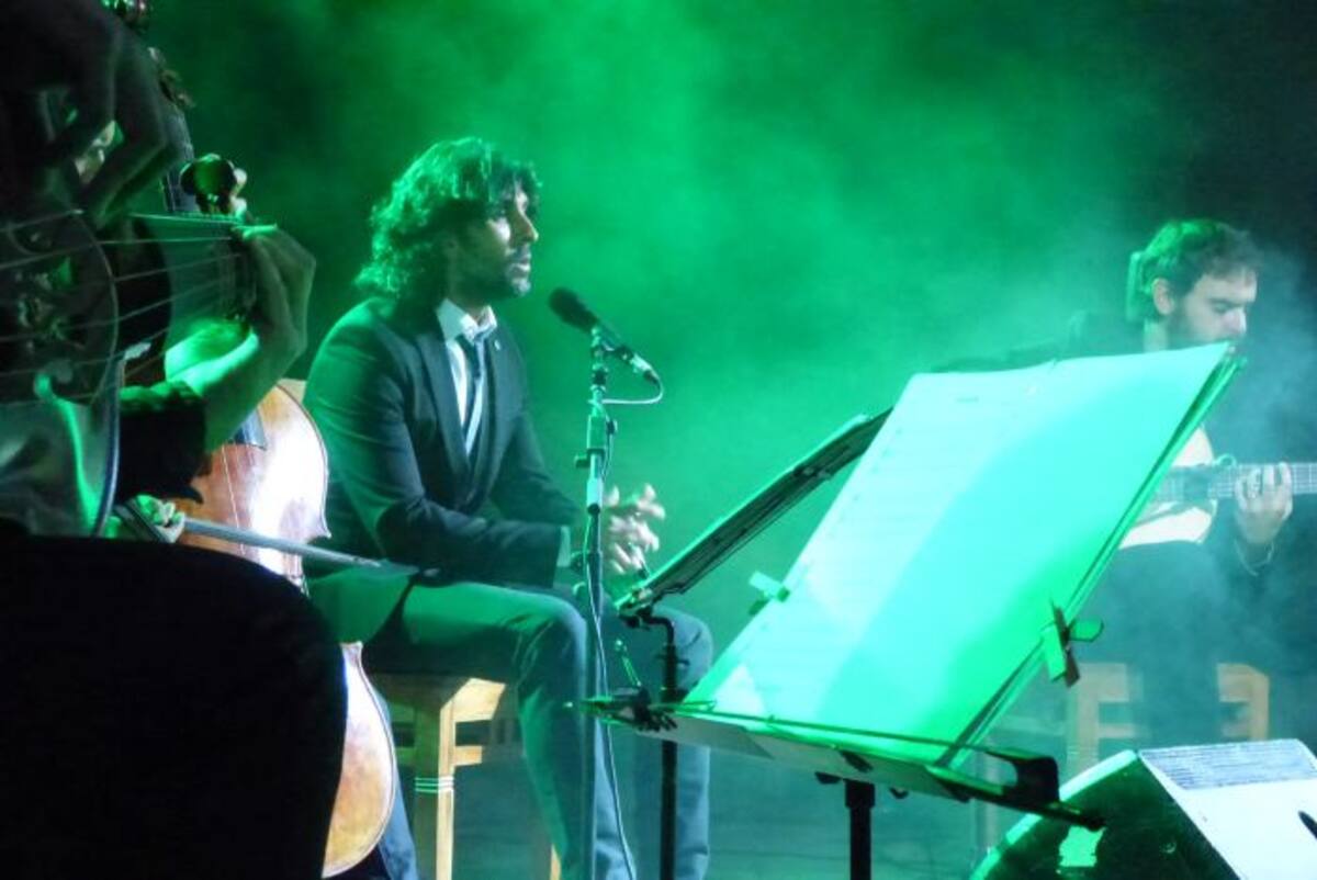 El cantaor español Francisco José Arcángel. Fotos Andrés Pinzón Sinuco