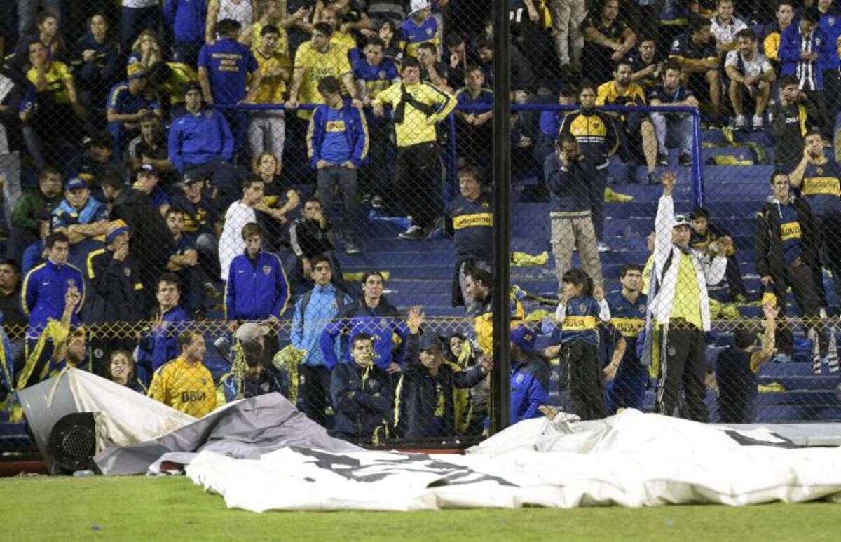 Hinchas de Boca Juniors. AFP JUAN MABROMATA