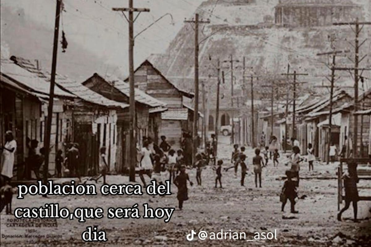 10 asombrosas fotografías que muestran la antigüedad de algunos barrios en Cartagena