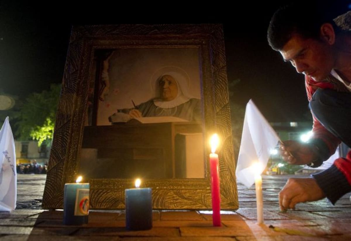 Laura Montoya Upegui fue proclamada por el papa Francisco como la primera santa colombiana. AFP RAUL ARBOLEDA