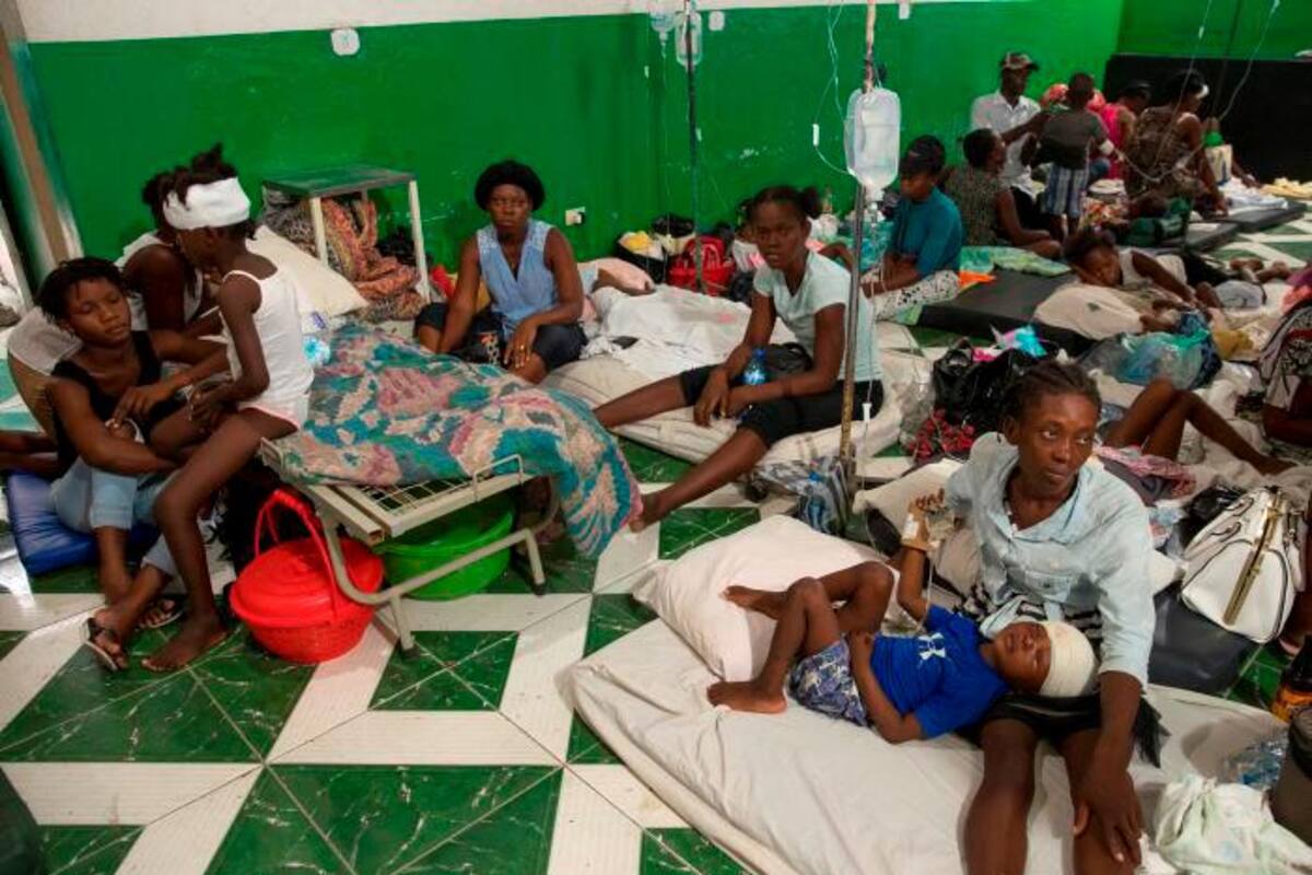 La OPS alerta sobre el desbordamiento en los hospitales de Haití