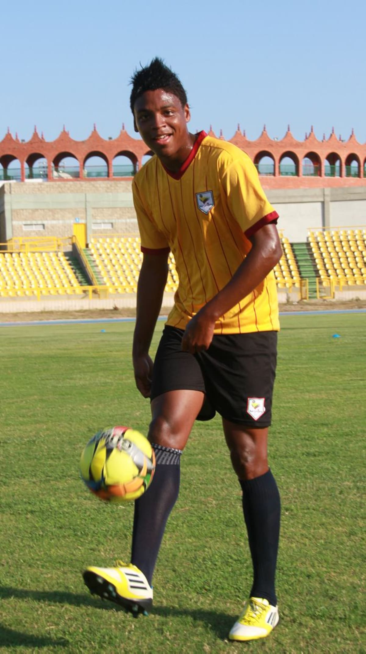 El delantero brasilero, de 23 años, que se formó en el fútbol europeo habla de su arribo a la ciudad heroica y su expectativa con el conjunto auriverde. ZENIA VALDELAMAR / EL UNIVERSAL