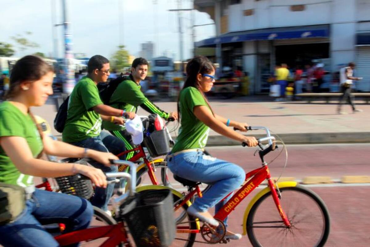 "Mejor en Bici 3" partió desde la avenida Venezuela. LUIS C. PRADO - EL UNIVERSAL