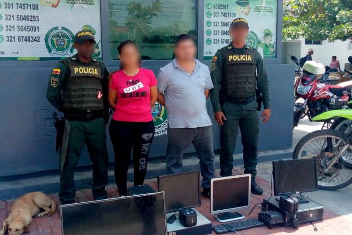 Dos capturados por venta de chance ilegal