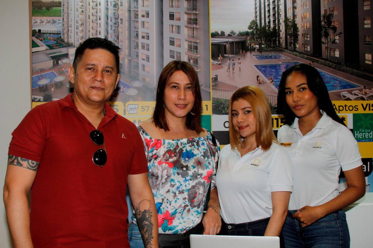 Rodolfo García, Lyneth Zuñiga, Ketty Meléndez y Ana López.