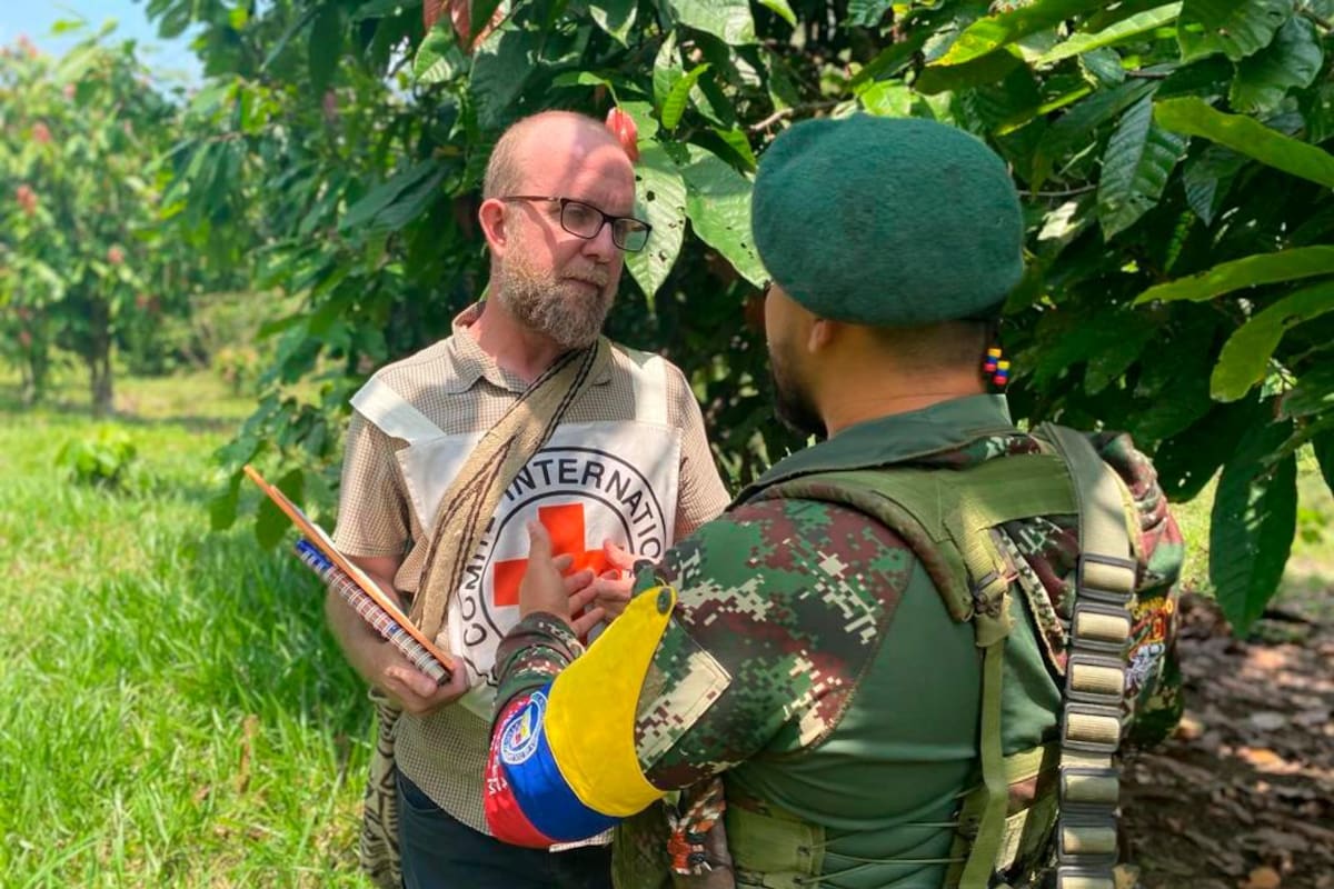 Una disidencia de las Farc entregó un secuestrado a la Cruz Roja