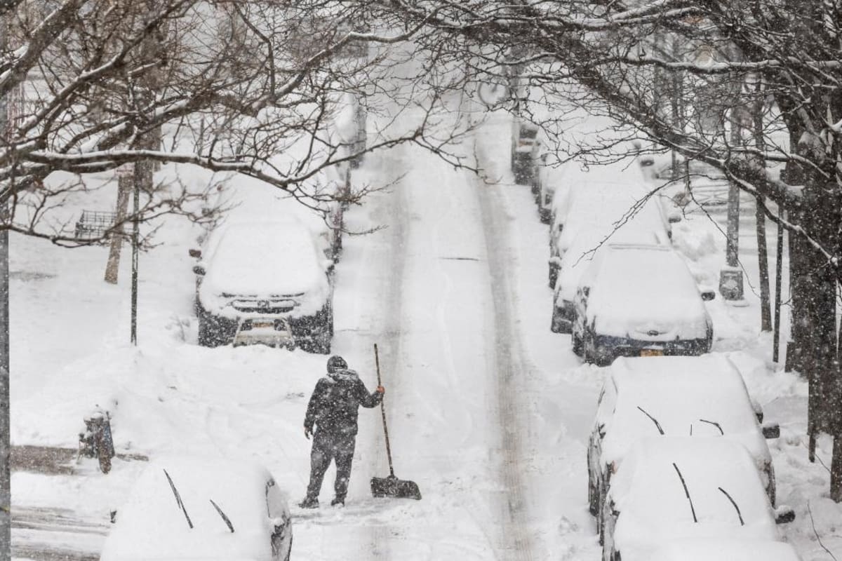 Alerta en Nueva York por tormenta invernal con fuertes lluvias