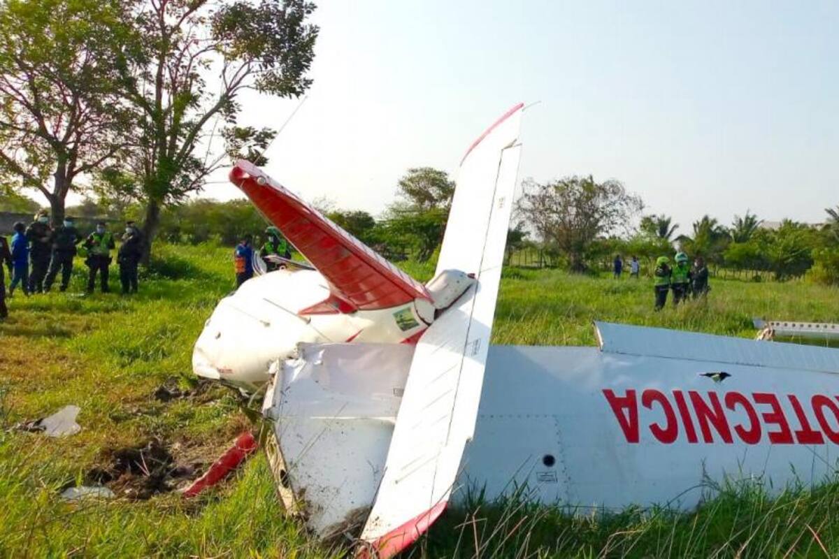 Se accidentó avioneta en Barranquilla: un herido