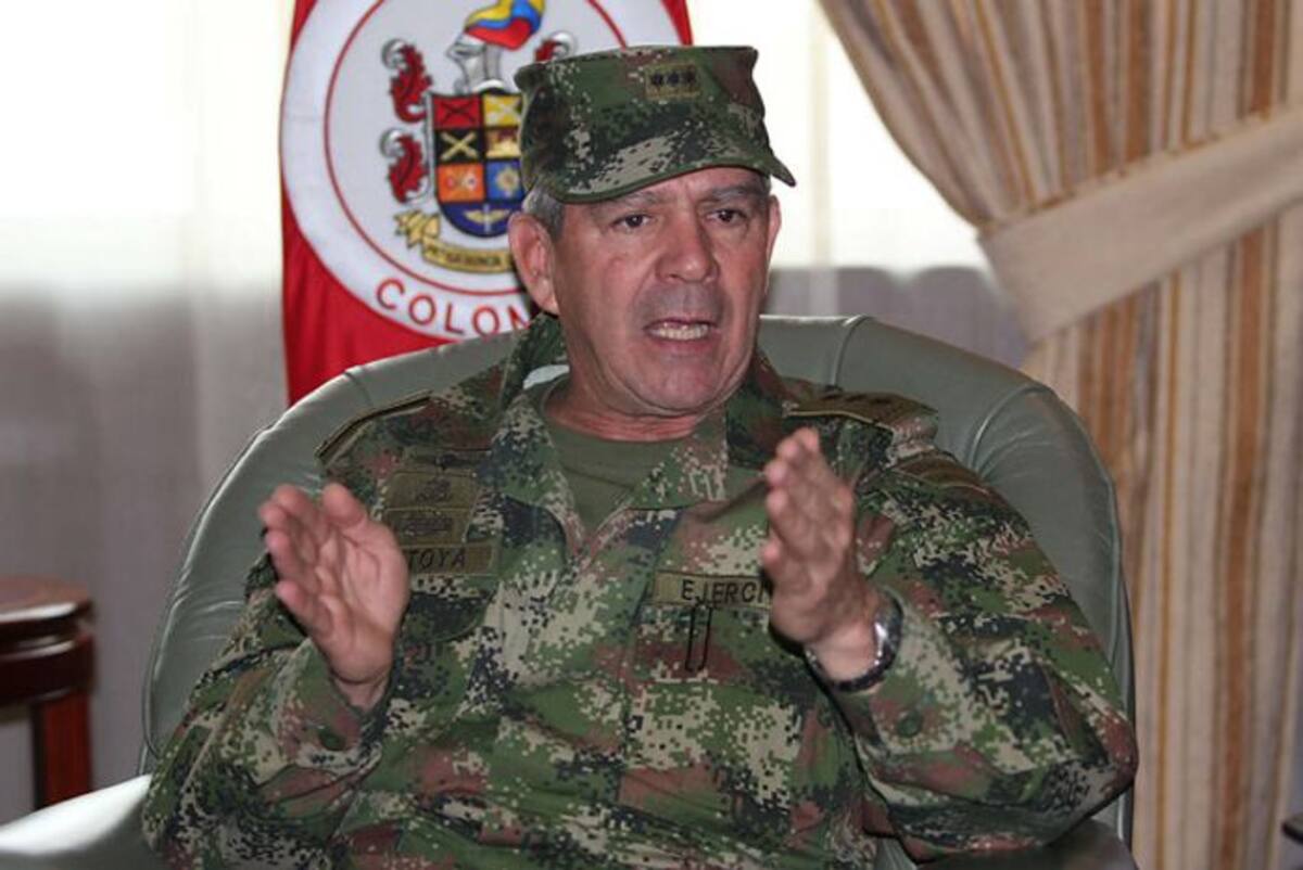 El general Montoya, quien fue comandante del Ejército Nacional y de las Fuerzas Militares, es el oficial de más alto rango que acude a la JEP. Colprensa
