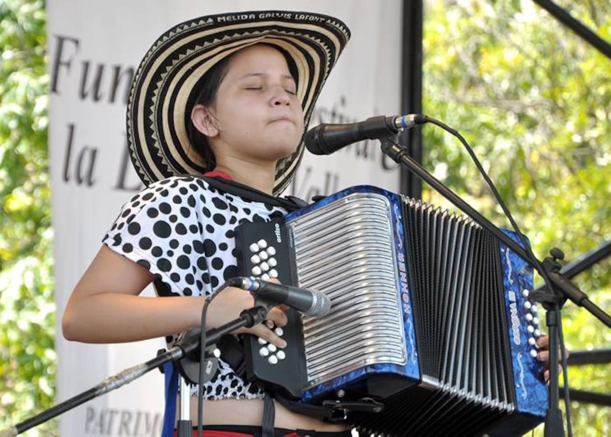 Melida Galvis, reina infantil de la versión 2012 del Festival de la Leyenda Vallenata. cortesía