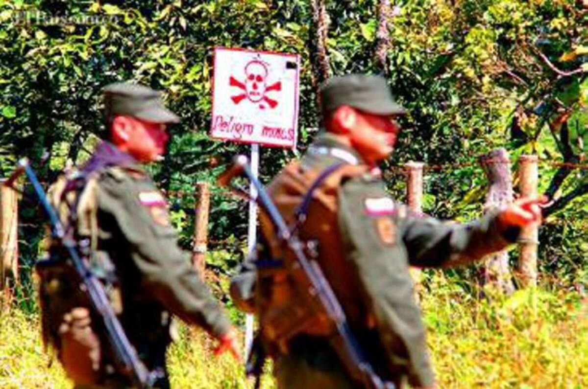 La utilización de las minas antipersonal por parte de los grupos armados ilegales en Colombia ha dejado 10.253 víctimas desde 1990 hasta febrero del 2013. COLPRENSA