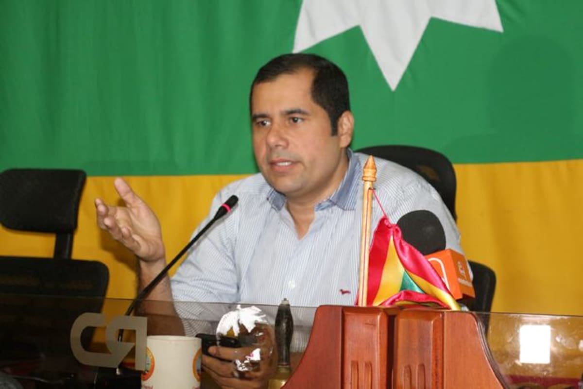 Wilson Toncel, presidente del Concejo. Cortesía.