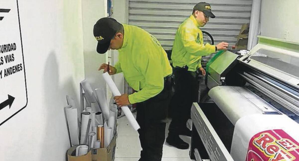 La Policía informó que los elementos decomisados en el operativo superan los 80 millones de pesos.