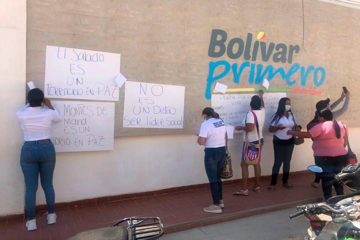 Lideresas de Montes de María dicen haber recibido amenazas