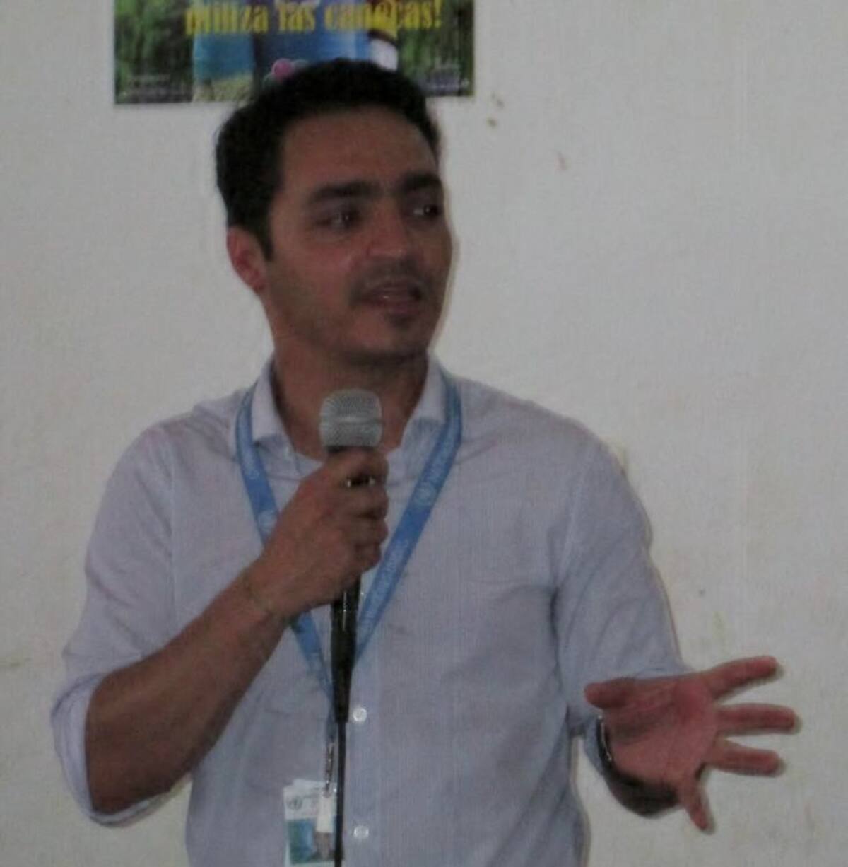 Diego Duque, delegado de la Agencia de las Naciones Unidas contra la Droga y el Delito.