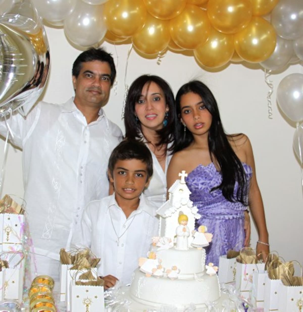 Gustavo Mogollón Caraballo, Diana Díaz de Mogollón, Nathalia Paola Mogollón y David Alfonso Mogollón Díaz.