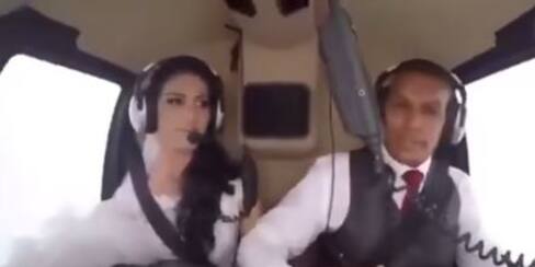 Video: quería sorprender a su novio llegando a la boda en helicóptero y perdió la vida