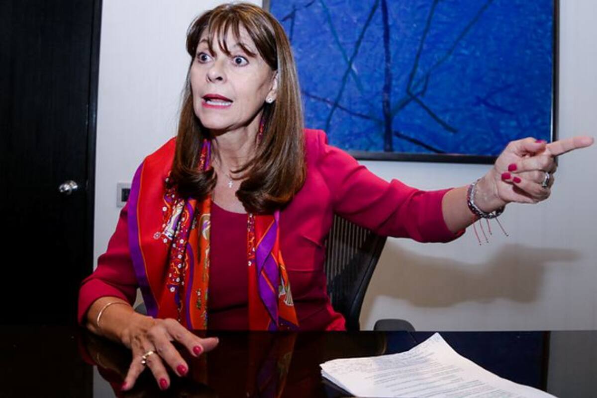 Marta Lucía Rámirez. //Colprensa.